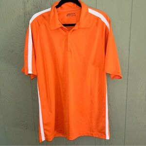 Nike GOLF POLO men’s XL orange and white